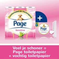 Page Vochtig Toiletpapier - 12 X 38 Stuks - Sensitive Vochtig Wc Papier - Voordeelverpakking 16 Page Vochtig Toiletpapier - 12 X 38 Stuks - Sensitive Vochtig Wc Papier - Voordeelverpakking -Thuis Opslag Winkel 1200x1200 650