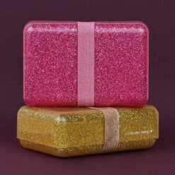 Lunch Box: Glitter - Roze | A Little Lovely Company -Thuis Opslag Winkel 1200x1200 69