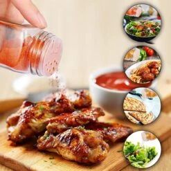 24 Glazen Kruidenpotjes Set Met 3 Soorten Strooideksels – Kruidenstrooier – Compleet Pakket Incl Kruidenpotjes Stickers, Krijtstift En Accessoires - Bamboo Deksel -Thuis Opslag Winkel 1200x1200 697