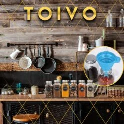 Toivo Kitchen 24 Kruidenpotjes Vierkant Met Strooideksel - 120 ML - Glas - Incl. Stickers Stift En Accessoires - Kruidenstrooier - Strooibus - Strooier 9 Toivo Kitchen 24 Kruidenpotjes Vierkant Met Strooideksel - 120 ML - Glas - Incl. Stickers Stift En Accessoires - Kruidenstrooier - Strooibus - Strooier -Thuis Opslag Winkel 1200x1200 705