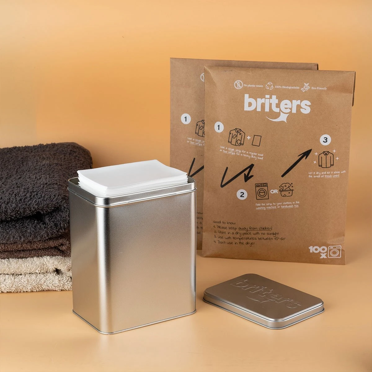 Briters Bewaarblik Origineel - Voor 200 Briters Wasstrips - Gemaakt In Nederland - Aluminium - 100% Recyclebaar - 10 Jaar Garantie 1 Briters Bewaarblik Origineel - Voor 200 Briters Wasstrips - Gemaakt In Nederland - Aluminium - 100% Recyclebaar - 10 Jaar Garantie