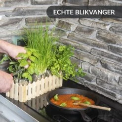 Chefarone Kruidenpotten - Keuken Kruiden Potten 3-Delig - Kruidentuin Indoor - Bloempotten - Hout -Thuis Opslag Winkel 1200x1200 711