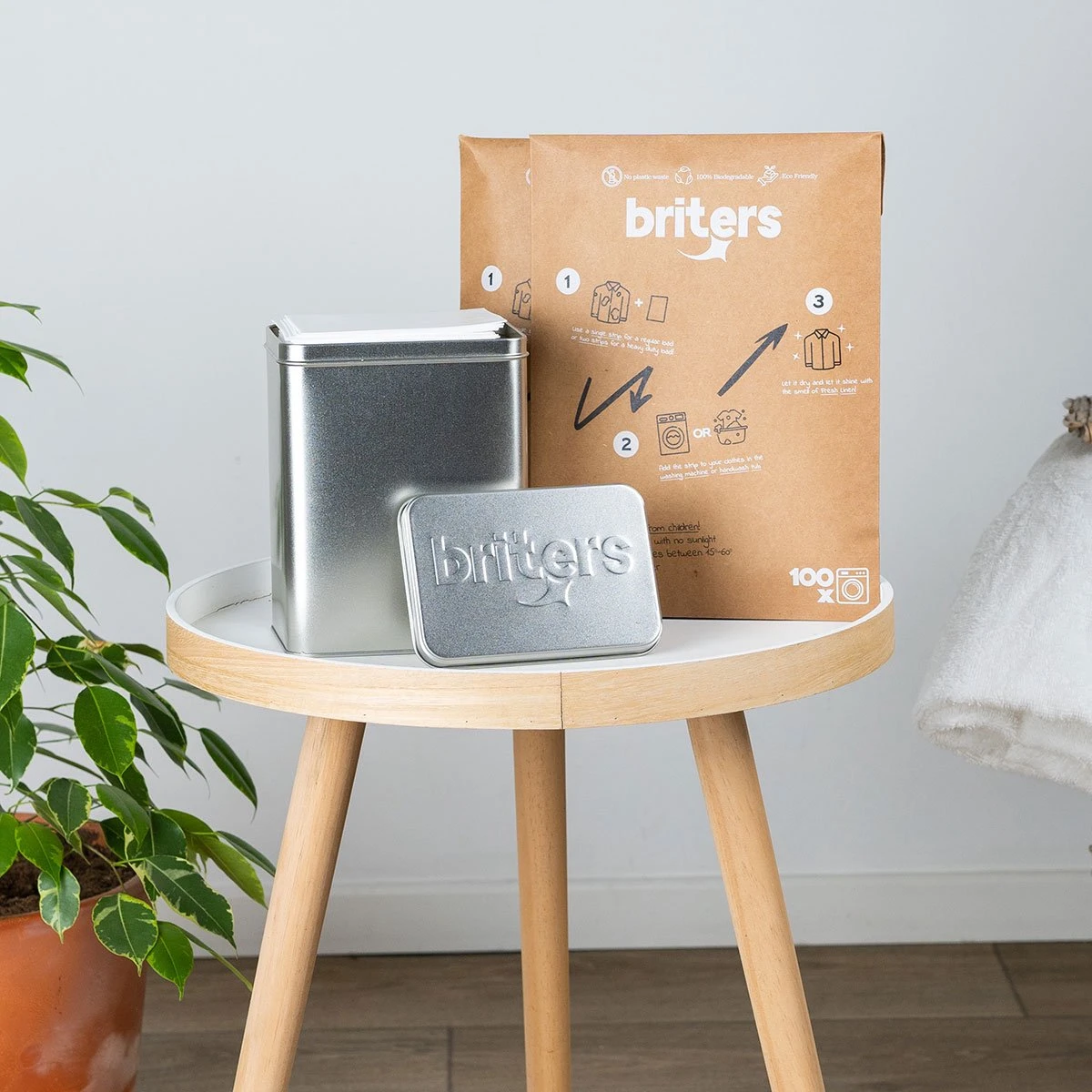 Briters Bewaarblik Origineel - Voor 200 Briters Wasstrips - Gemaakt In Nederland - Aluminium - 100% Recyclebaar - 10 Jaar Garantie 3 Briters Bewaarblik Origineel - Voor 200 Briters Wasstrips - Gemaakt In Nederland - Aluminium - 100% Recyclebaar - 10 Jaar Garantie - Afbeelding 3