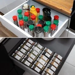 Deleca 24 Glazen Kruidenpotjes - Incl. 3 Soorten Stickers En Strooideksel Set - Voorraadpotten Glas Met Deksel - Kruidenstrooier - 10,5 X 4,3 Cm - Vierkant / 120 Ml 22 Deleca 24 Glazen Kruidenpotjes - Incl. 3 Soorten Stickers En Strooideksel Set - Voorraadpotten Glas Met Deksel - Kruidenstrooier - 10,5 X 4,3 Cm - Vierkant / 120 Ml -Thuis Opslag Winkel 1200x1200 746