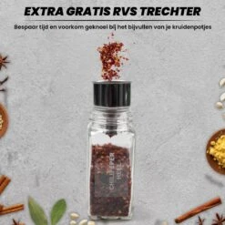 24 Glazen Kruidenpotjes Set Met 3 Soorten Strooideksels – Kruidenstrooier – Compleet Pakket Incl Kruidenpotjes Stickers, Krijtstift En Accessoires - Zwart 18 24 Glazen Kruidenpotjes Set Met 3 Soorten Strooideksels – Kruidenstrooier – Compleet Pakket Incl Kruidenpotjes Stickers, Krijtstift En Accessoires - Zwart -Thuis Opslag Winkel 1200x1200 758