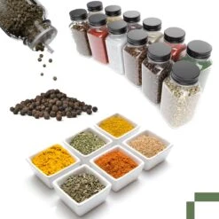 12 Glazen Kruidenpotjes Met Deksel - Kruidenstrooier - Strooideksel - Vierkant - Strooibus - Complete Set Met Trechter En Stickers 11 12 Glazen Kruidenpotjes Met Deksel - Kruidenstrooier - Strooideksel - Vierkant - Strooibus - Complete Set Met Trechter En Stickers -Thuis Opslag Winkel 1200x1200 777