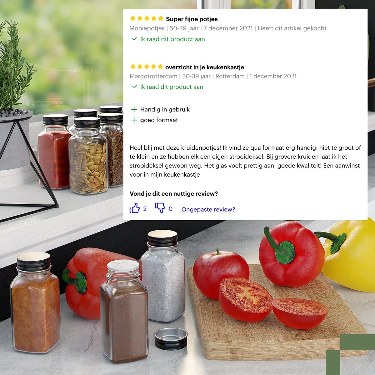 12 Glazen Kruidenpotjes Met Deksel - Kruidenstrooier - Strooideksel - Vierkant - Strooibus - Complete Set Met Trechter En Stickers 6 12 Glazen Kruidenpotjes Met Deksel - Kruidenstrooier - Strooideksel - Vierkant - Strooibus - Complete Set Met Trechter En Stickers - Afbeelding 6