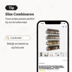 25 Glazen Kruidenpotjes Met Strooideksel - Vierkante Kruidenstrooier - Complete Set Met Stickers, Trechter En Stift -Thuis Opslag Winkel 1200x1200 786