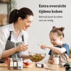 25 Glazen Kruidenpotjes Met Strooideksel - Vierkante Kruidenstrooier - Complete Set Met Stickers, Trechter En Stift -Thuis Opslag Winkel 1200x1200 787