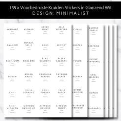 We Love Bamboe - Set Van 12 X Kruidenpotjes Incl. 144 X Kruiden Stickers Voor Potjes - Glazen Potjes Met Bamboe Deksel - 250 Ml Voorraadpotten - 8,5 X Dia 6,5 Cm - Nederlandse Kruiden Etiketten - Kruiden Labels 5 X 5 Cm 19 We Love Bamboe - Set Van 12 X Kruidenpotjes Incl. 144 X Kruiden Stickers Voor Potjes - Glazen Potjes Met Bamboe Deksel - 250 Ml Voorraadpotten - 8,5 X Dia 6,5 Cm - Nederlandse Kruiden Etiketten - Kruiden Labels 5 X 5 Cm -Thuis Opslag Winkel 1200x1200 818