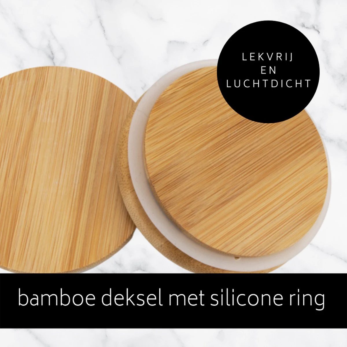 We Love Bamboe - Set Van 12 X Kruidenpotjes Incl. 144 X Kruiden Stickers Voor Potjes - Glazen Potjes Met Bamboe Deksel - 250 Ml Voorraadpotten - 8,5 X Dia 6,5 Cm - Nederlandse Kruiden Etiketten - Kruiden Labels 5 X 5 Cm 5 We Love Bamboe - Set Van 12 X Kruidenpotjes Incl. 144 X Kruiden Stickers Voor Potjes - Glazen Potjes Met Bamboe Deksel - 250 Ml Voorraadpotten - 8,5 X Dia 6,5 Cm - Nederlandse Kruiden Etiketten - Kruiden Labels 5 X 5 Cm - Afbeelding 5