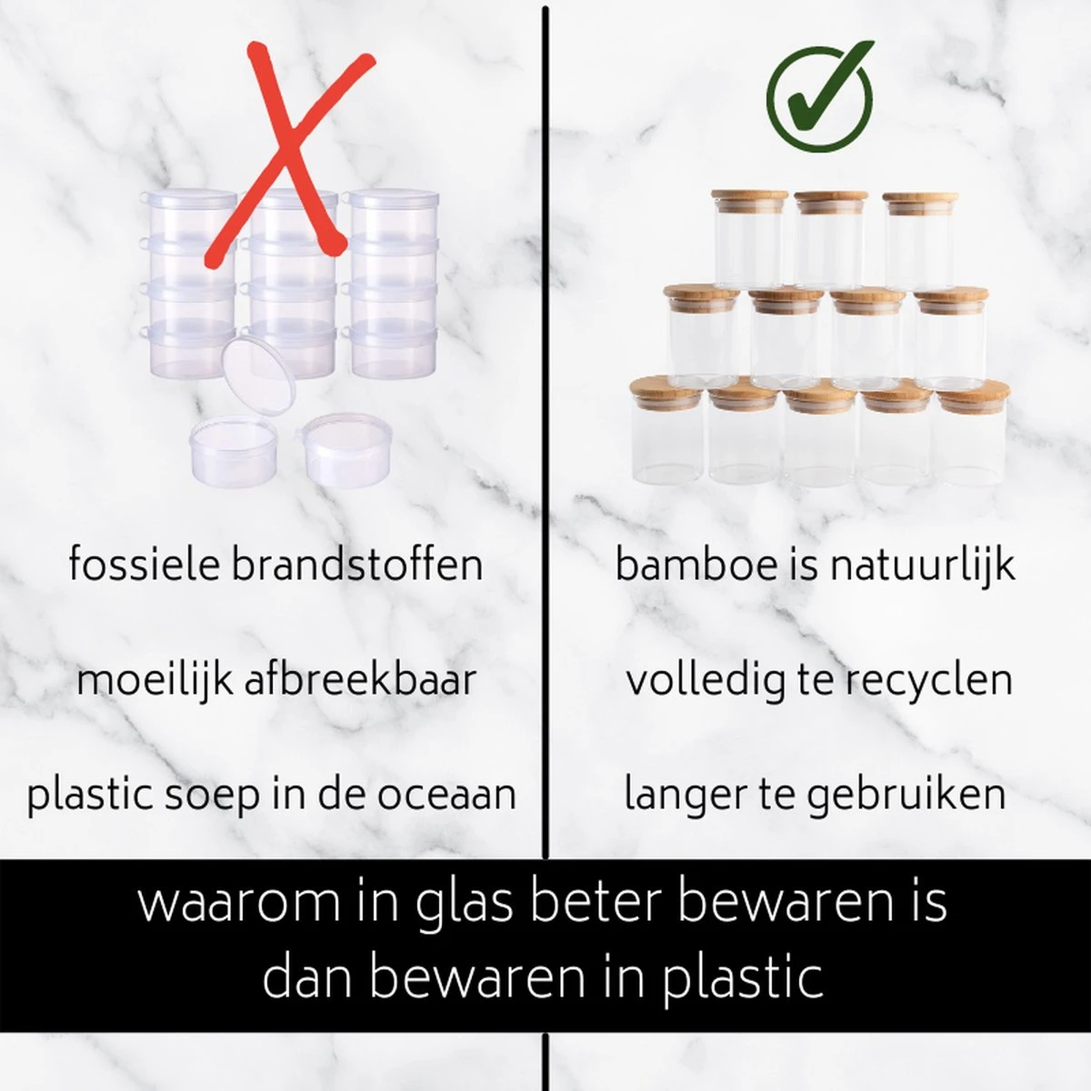 We Love Bamboe - Set Van 12 X Kruidenpotjes Incl. 144 X Kruiden Stickers Voor Potjes - Glazen Potjes Met Bamboe Deksel - 250 Ml Voorraadpotten - 8,5 X Dia 6,5 Cm - Nederlandse Kruiden Etiketten - Kruiden Labels 5 X 5 Cm 17 We Love Bamboe - Set Van 12 X Kruidenpotjes Incl. 144 X Kruiden Stickers Voor Potjes - Glazen Potjes Met Bamboe Deksel - 250 Ml Voorraadpotten - 8,5 X Dia 6,5 Cm - Nederlandse Kruiden Etiketten - Kruiden Labels 5 X 5 Cm - Afbeelding 17