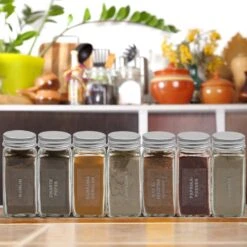24 Glazen Kruidenpotjes Set Met 3 Soorten Strooideksels – Kruidenstrooier – Compleet Pakket Incl Kruidenpotjes Stickers, Krijtstift En Accessoires - Aluminium 23 24 Glazen Kruidenpotjes Set Met 3 Soorten Strooideksels – Kruidenstrooier – Compleet Pakket Incl Kruidenpotjes Stickers, Krijtstift En Accessoires - Aluminium -Thuis Opslag Winkel 1200x1200 842
