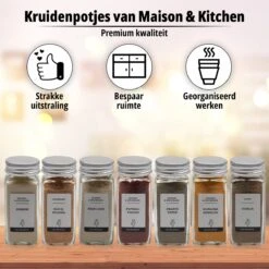 24 Glazen Kruidenpotjes Set Met 3 Soorten Strooideksels – Kruidenstrooier – Compleet Pakket Incl Kruidenpotjes Stickers, Krijtstift En Accessoires - Aluminium 24 24 Glazen Kruidenpotjes Set Met 3 Soorten Strooideksels – Kruidenstrooier – Compleet Pakket Incl Kruidenpotjes Stickers, Krijtstift En Accessoires - Aluminium -Thuis Opslag Winkel 1200x1200 843