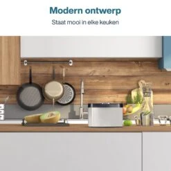 Hoogwaardig RVS Compostbak En Binnenemmer 4.3L - Groenafval - Compost - Afvalbakje Aanrecht - Compostemmer Keuken - Afvalemmer 11 Hoogwaardig RVS Compostbak En Binnenemmer 4.3L - Groenafval - Compost - Afvalbakje Aanrecht - Compostemmer Keuken - Afvalemmer -Thuis Opslag Winkel 1200x1200 846