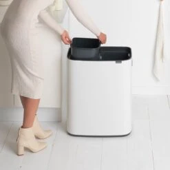 Brabantia Bo Touch Bin Prullenbak - 2 X 30 L - White -Thuis Opslag Winkel 1200x1200 894