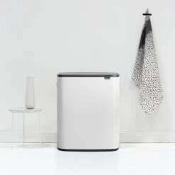 Brabantia Bo Touch Bin Prullenbak - 2 X 30 L - White -Thuis Opslag Winkel 1200x1200 896