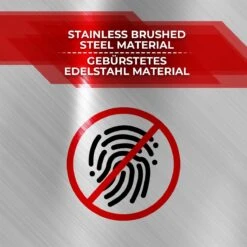 Jago - Vuilnisemmer 16 Liter Met 2 Vakken Van 8 Liter Met Binnenemmers - Prullenbak Voor Afvalscheiding - Pedaalemmer - Prullenbak - RVS -Thuis Opslag Winkel 1200x1200 907