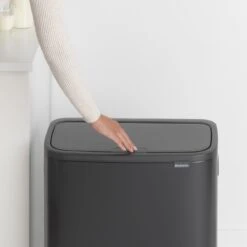 Brabantia Bo Touch Bin Prullenbak - 2 X 30 L - Matt Black -Thuis Opslag Winkel 1200x1200 972