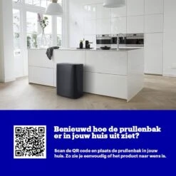 Brabantia Bo Touch Bin Prullenbak - 2 X 30 L - Matt Black -Thuis Opslag Winkel 1200x1200 974