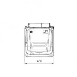 Merkloos Kliko Kunststof Afval Rolcontainer Mini - Prullenbak - 120 Liter Inhoud - Grijs -Thuis Opslag Winkel 1200x1200 977