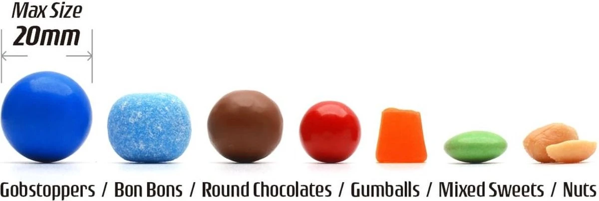 CKB Snoepautomaat Grote Retro Snoepmachine - Rode Kauwgomballen Automaat Snoepmachine Gumball Machine 13 CKB Snoepautomaat Grote Retro Snoepmachine - Rode Kauwgomballen Automaat Snoepmachine Gumball Machine - Afbeelding 13