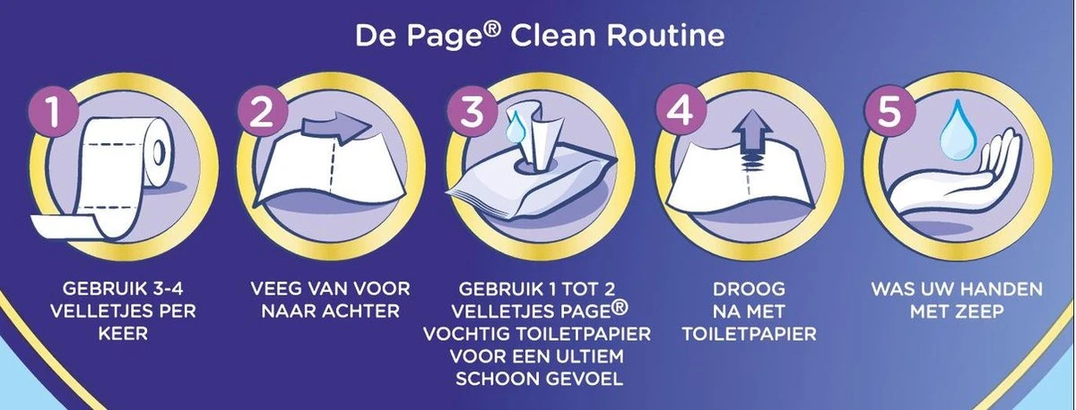 Page Toiletpapier - 36 Rollen - Kussenzacht Wc Papier (3-laags) - Voordeelverpakking 2 Page Toiletpapier - 36 Rollen - Kussenzacht Wc Papier (3-laags) - Voordeelverpakking - Afbeelding 2