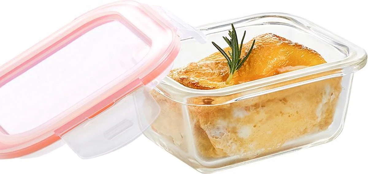 Lock&Lock Glazen Mini Vershoudbakjes - Glazen Bakjes Met Deksel - Ovenschaaltjes Met Deksel - Set Van 9 Stuks - 160 Ml 2 Lock&Lock Glazen Mini Vershoudbakjes - Glazen Bakjes Met Deksel - Ovenschaaltjes Met Deksel - Set Van 9 Stuks - 160 Ml - Afbeelding 2