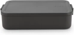 Brabantia Make & Take Bento Lunchbox Incl Bentobox - Large - Kunststof - Dark Grey -Thuis Opslag Winkel 1200x572