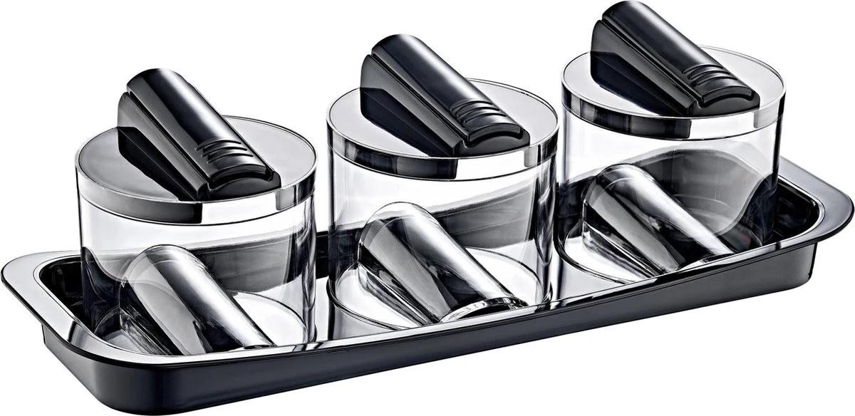 Box Up Kruidenpotjes Set - 4 Delig - 250 Ml - Met Strooideksels - BPA Vrij - Transparant 2 Box Up Kruidenpotjes Set - 4 Delig - 250 Ml - Met Strooideksels - BPA Vrij - Transparant - Afbeelding 2