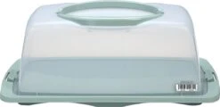 Merkloos Spesely® Pastel Groen Taart Bewaardoos Met Deksel En Inklapbare Handgrepen - Rechthoek - 39x19xH15cm - Vershouddoos - Transparant - Opbergdoos Taart - Taartdoos - Cakedoos - Taartdoos Met Deksel - Boîte à Gâteaux -Thuis Opslag Winkel 1200x585 1