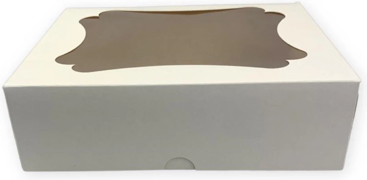 Merkloos Taartdozen 25 Stuks - 20x16,5x6cm - Tartdoos Met Venster - Cupcake Doos - Cake Box - Cake Boxes - Kartonnen Taartdozen - Karton Taartdoos - Taart Doos - Kartonnen Doosjes - Box With Window - Cake Doos - Cake Box - Wit Taartdoos -witte Dozen -koekjes 2 Merkloos Taartdozen 25 Stuks - 20x16,5x6cm - Tartdoos Met Venster - Cupcake Doos - Cake Box - Cake Boxes - Kartonnen Taartdozen - Karton Taartdoos - Taart Doos - Kartonnen Doosjes - Box With Window - Cake Doos - Cake Box - Wit Taartdoos -witte Dozen -koekjes - Afbeelding 2