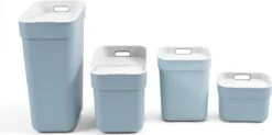 Curver Ready To Collect Prullenbak - GFT - 5L - Blauw/Lichtgrijs -Thuis Opslag Winkel 1200x598 2