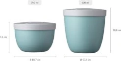 Mepal – Snackpot Ellipse 500 Ml – Praktische Snackbox Voor Onderweg – Nordic Green - Mag In De Magnetron, Vriezer En Vaatwasser. -Thuis Opslag Winkel 1200x612 1
