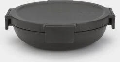 Brabantia Make & Take Lunchkom - 1 L - Kunststof - Dark Grey -Thuis Opslag Winkel 1200x619 1
