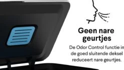 Homra DEXER Afvalscheiding Prullenbak - 4 Vakken - 60 Liter (2×18L + 2×12L) - Recycle Sensor Prullenbak - RVS Afvalemmer - Afvalscheidingsprullenbak - Design Keuken Afvalemmer - Automatische Lucht- En Bacterie Filter - Soft Close Deksel – Kleur Zwart -Thuis Opslag Winkel 1200x678 2