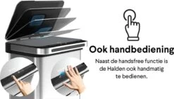 Homra DEXER Afvalscheiding Prullenbak - 4 Vakken - 60 Liter (2×18L + 2×12L) - Recycle Sensor Prullenbak - RVS Afvalemmer - Afvalscheidingsprullenbak - Design Keuken Afvalemmer - Automatische Lucht- En Bacterie Filter - Soft Close Deksel – Kleur RVS 20 Homra DEXER Afvalscheiding Prullenbak - 4 Vakken - 60 Liter (2×18L + 2×12L) - Recycle Sensor Prullenbak - RVS Afvalemmer - Afvalscheidingsprullenbak - Design Keuken Afvalemmer - Automatische Lucht- En Bacterie Filter - Soft Close Deksel – Kleur RVS -Thuis Opslag Winkel 1200x682 2