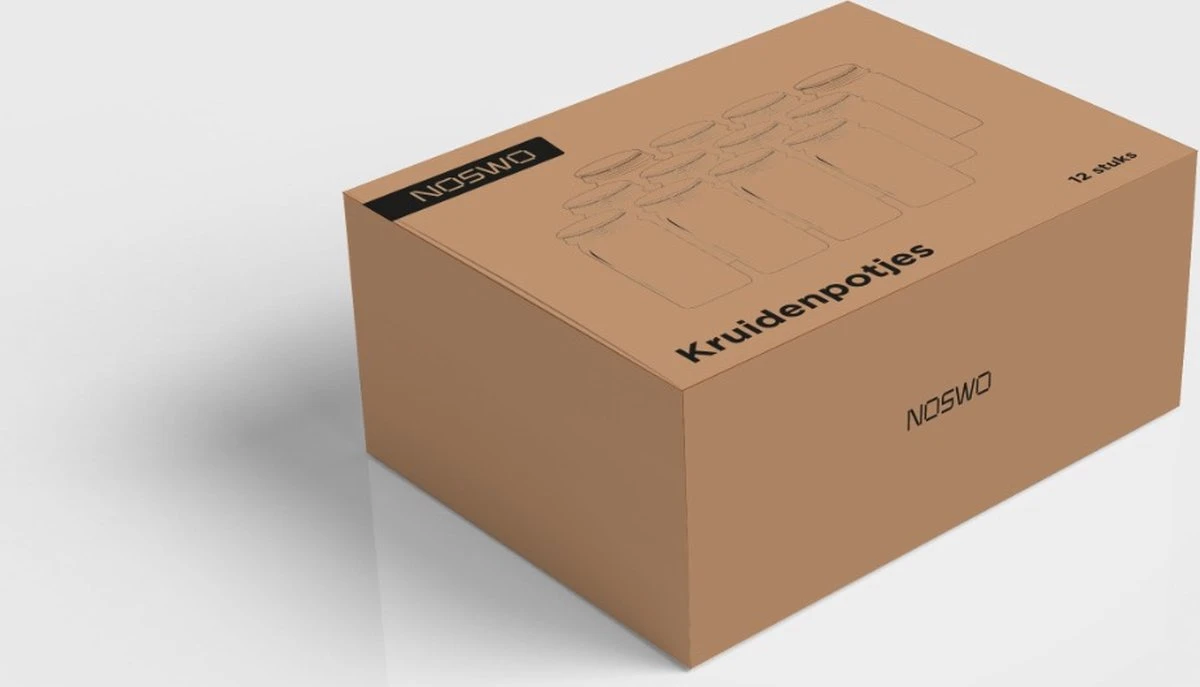 12 Glazen Kruidenpotjes Met Deksel - Kruidenstrooier - Strooideksel - Vierkant - Strooibus - Complete Set Met Trechter En Stickers 8 12 Glazen Kruidenpotjes Met Deksel - Kruidenstrooier - Strooideksel - Vierkant - Strooibus - Complete Set Met Trechter En Stickers - Afbeelding 8