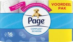 Page Wc Papier - Compleet Schoon Toiletpapier - 16 Rollen -Thuis Opslag Winkel 1200x688