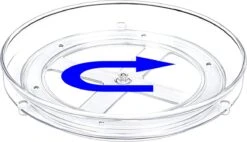 Merkloos Kruidenrek Draaibaar - Transparant - Diameter 23,5 Cm - Multifunctioneel Draaiplateau -Thuis Opslag Winkel 1200x690 1