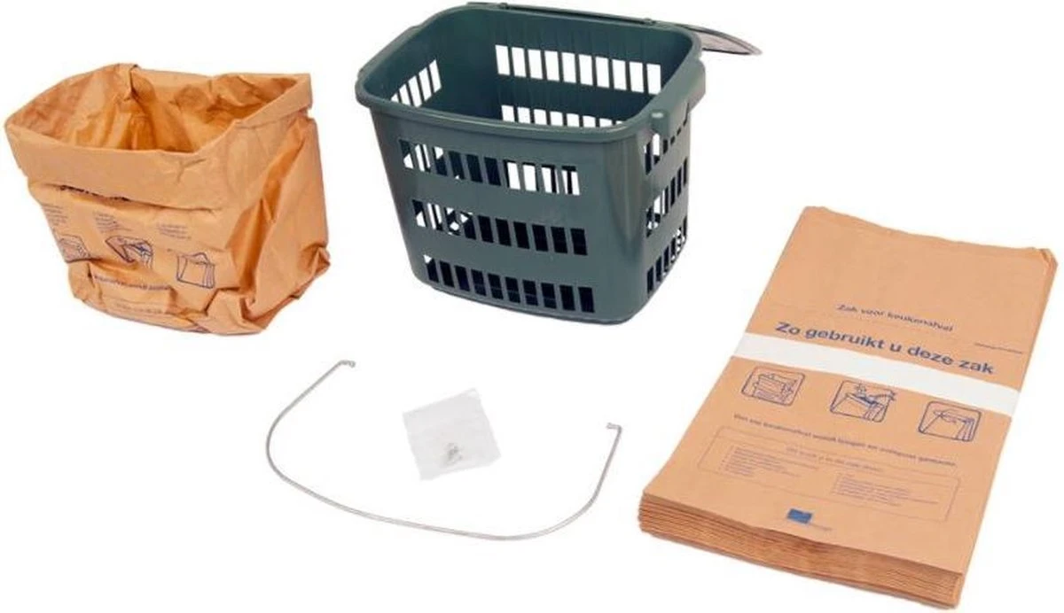 Papieren Zak Voor Keukenafval 4 Papieren Zak Voor Keukenafval - Afbeelding 4