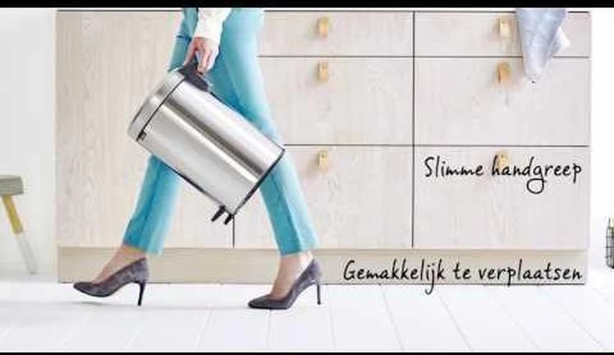 Brabantia NewIcon Prullenbak - 12 L - White 10 Brabantia NewIcon Prullenbak - 12 L - White - Afbeelding 10