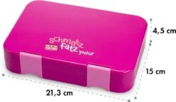 Schmatzfatz Junior Lunchbox 6 Vakken 21,3 X 15 X 4,5 Cm (BxHxD) 13 Schmatzfatz Junior Lunchbox 6 Vakken 21,3 X 15 X 4,5 Cm (BxHxD) -Thuis Opslag Winkel 1200x698