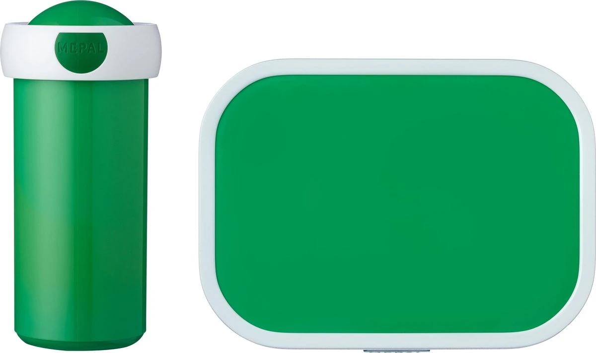 Mepal – Lunchset Campus (sb + Lb) – Schoolbeker En Broodtrommel Voor Kinderen – Groen – Bento Box - Lekvrij 1 Mepal – Lunchset Campus (sb + Lb) – Schoolbeker En Broodtrommel Voor Kinderen – Groen – Bento Box - Lekvrij