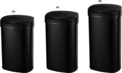 Kitchen Move RVS Prullenbak - 68 Liter - Zwart -Thuis Opslag Winkel 1200x713 3