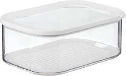 Mepal – Kaasdoos Modula – 2000 Ml – Vershouddoos Met Deksel – Transparant – Bewaardoos Koelkast