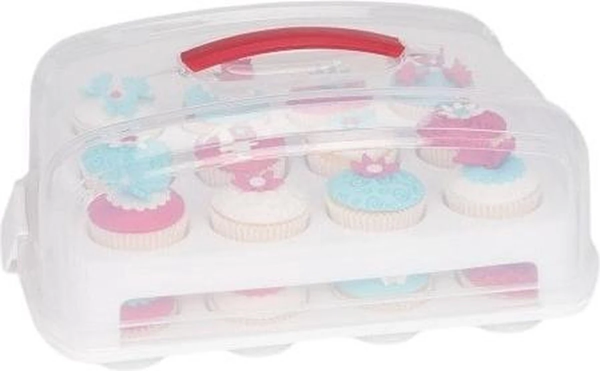 Patisse Cupcake Bewaardoos 39 X 13 Cm Transparant 5 Patisse Cupcake Bewaardoos 39 X 13 Cm Transparant - Afbeelding 5