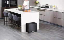 EKO EcoCasa III Recycling Pedaalemmer 9+9+9 Liter Zwart -Thuis Opslag Winkel 1200x759 2