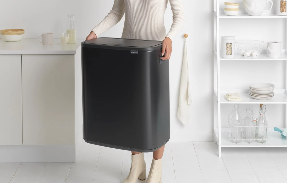 Brabantia Bo Touch Bin Prullenbak - 60 L - Matt Black 5 Brabantia Bo Touch Bin Prullenbak - 60 L - Matt Black - Afbeelding 5