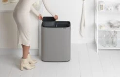 Brabantia Bo Touch Bin Prullenbak - 2 X 30 L - Mineral Concrete Grey -Thuis Opslag Winkel 1200x766 3